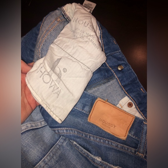 Moussy Vintage Helendale Distressed Skinny Jeans in Light Blue, Size 28. - Picture 4 of 16